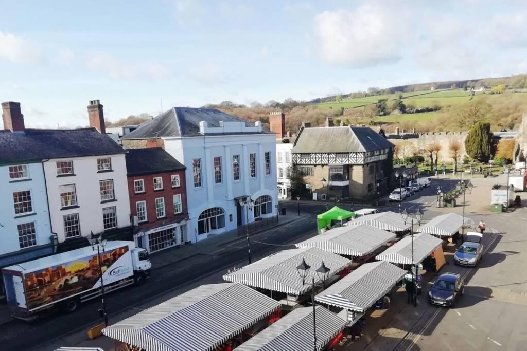 Cosy, Elegant Apartment In Heart Of Ludlow Town Exterior photo